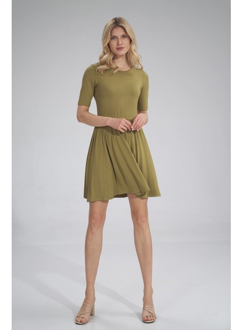 Dress M751 Light Olive Green