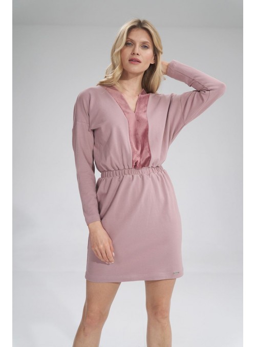 Dress M753 Dark Pink