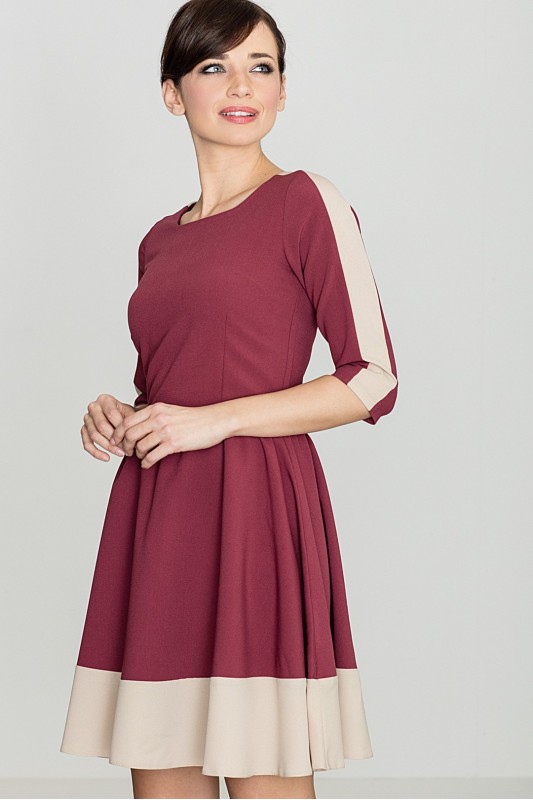 Sukienka K057 Bordo