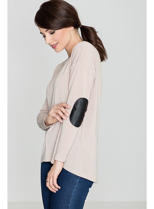 Sweter K118 Beż