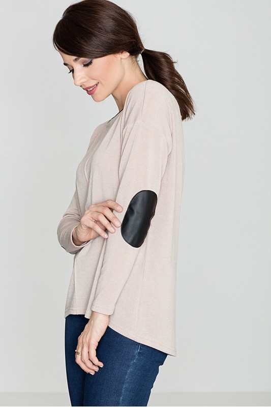 Sweter K118 Beż