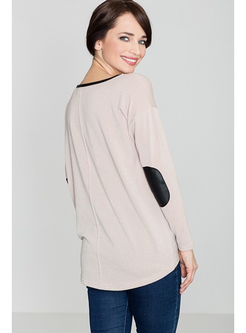 Sweter K118 Beż
