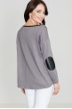 Sweter K118 Szary