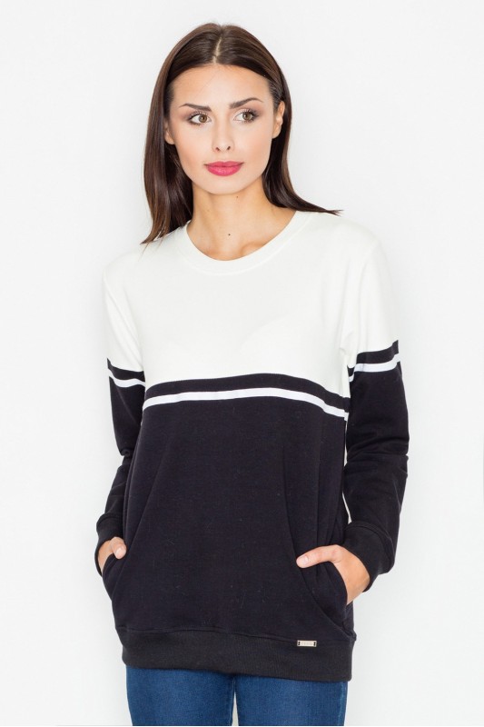 Bluza M511 Czarny-Ecru
