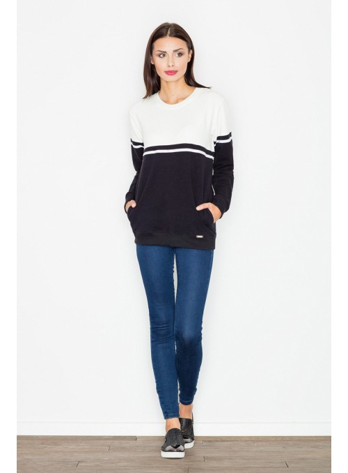Bluza M511 Czarny-Ecru