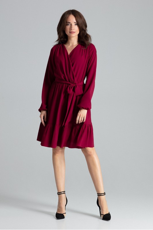 Sukienka L053 Bordo