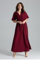Sukienka L055 Bordo