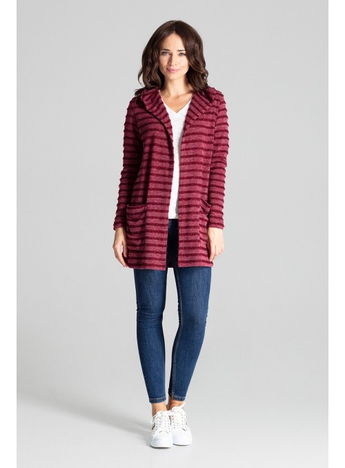 Sweter L070 Bordo