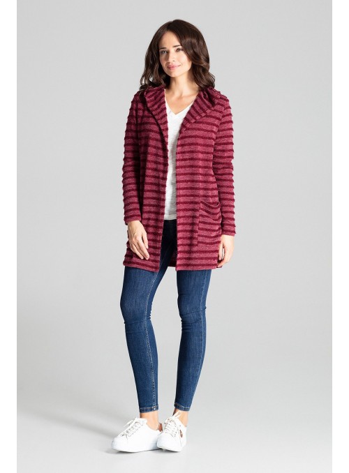 Sweter L070 Bordo
