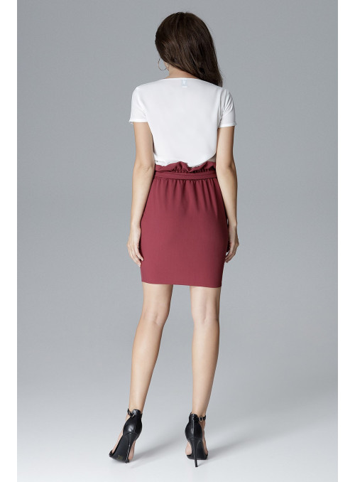 Spódnica L019 Bordo