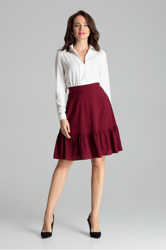 Spódnica L057 Bordo