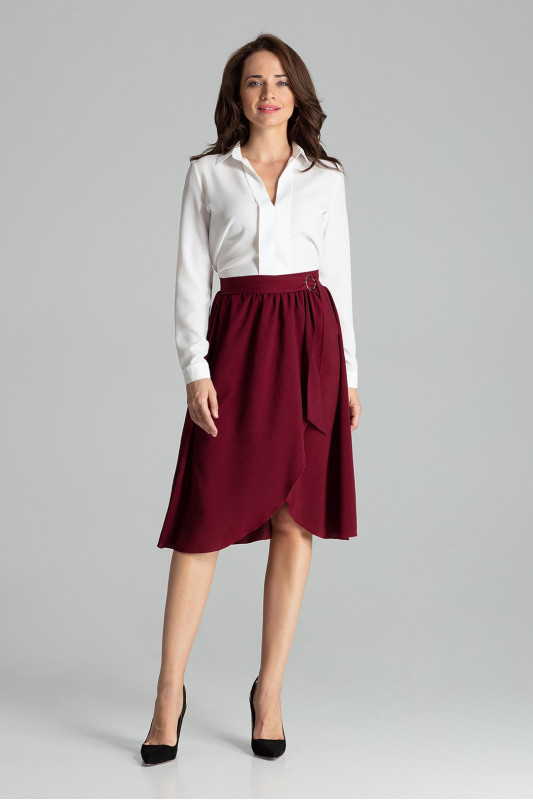 Spódnica L060 Bordo