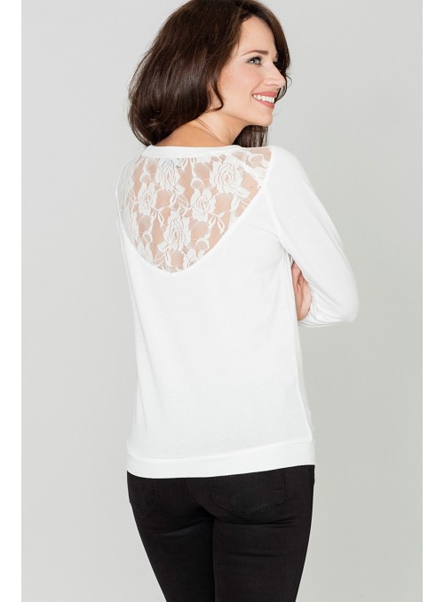 Sweter K224 Ecru