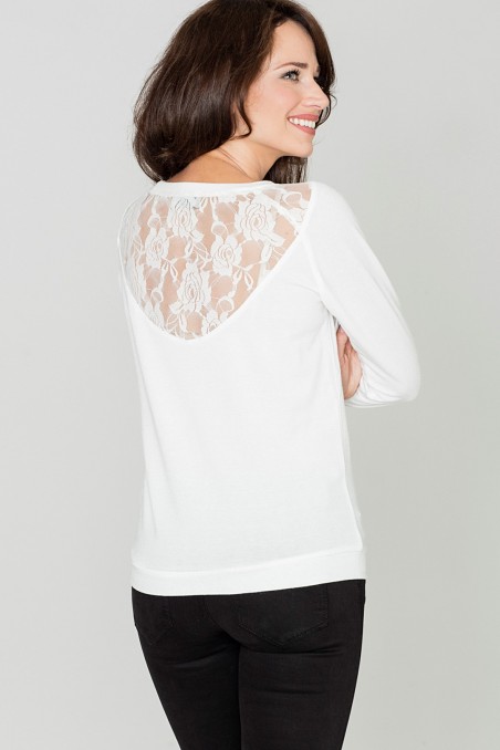 Sweter K224 Ecru