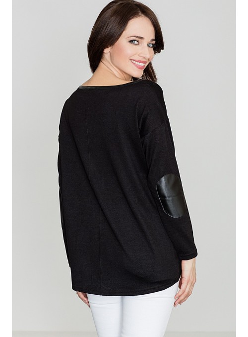 Sweter K118 Czarny