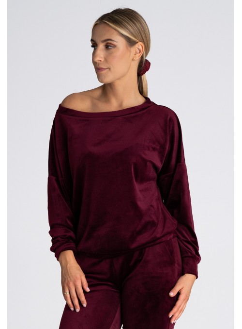 Bluza M968 Bordo