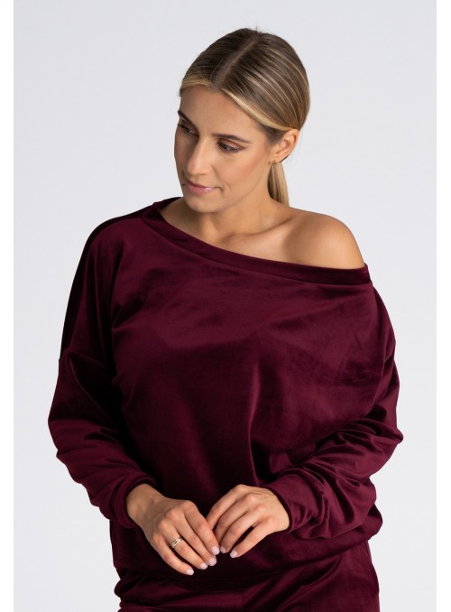 Bluza M968 Bordo